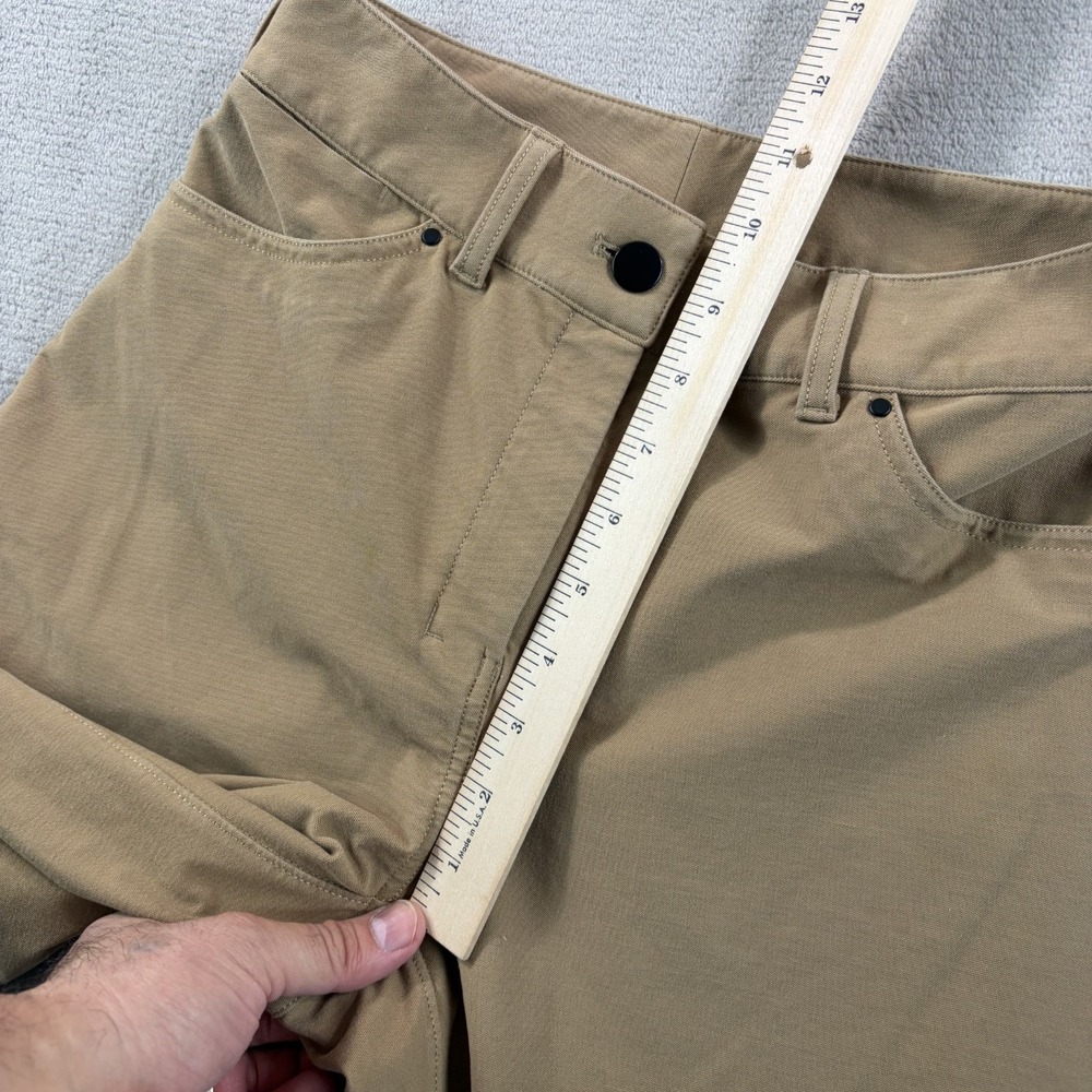 Lululemon City Sleek Utilitech Extra-Wide-Leg Pants Filbert Tan Women 26 $128 - Picture 11 of 11